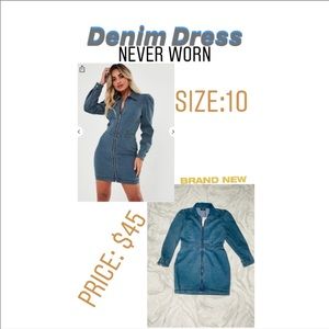 PLT Denim Dress